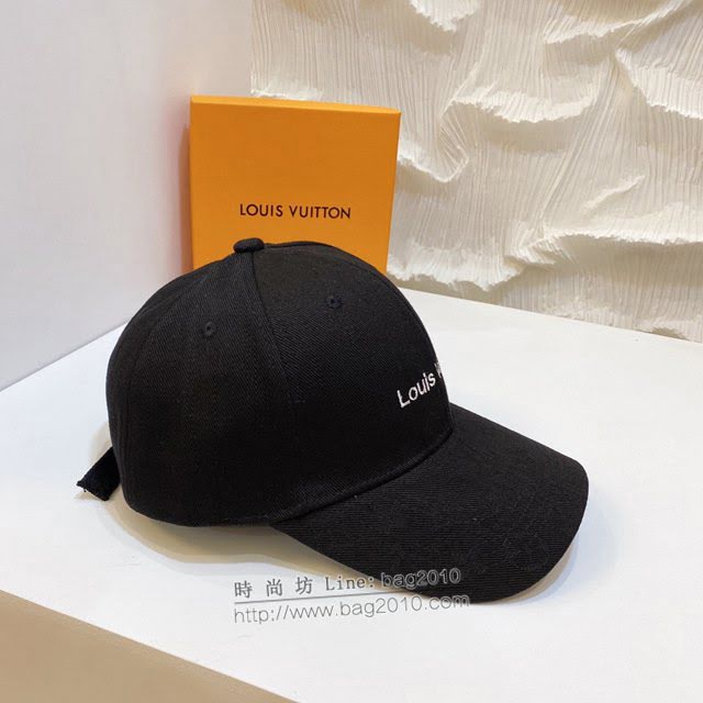 LV男女同款帽子 路易威登新款印花棒球帽鴨舌帽  mm1223